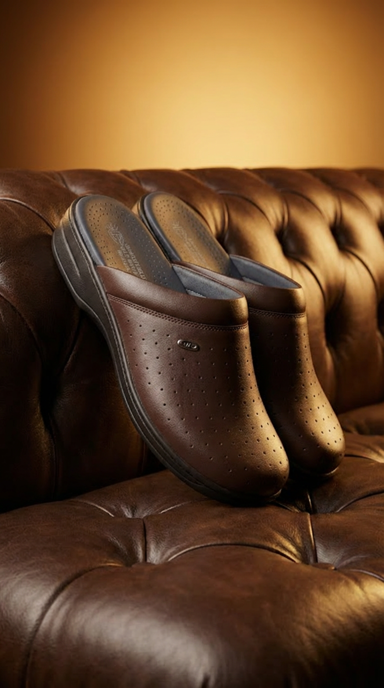 صابو طبي رجالي مهوّى من الجلد الطبيعي