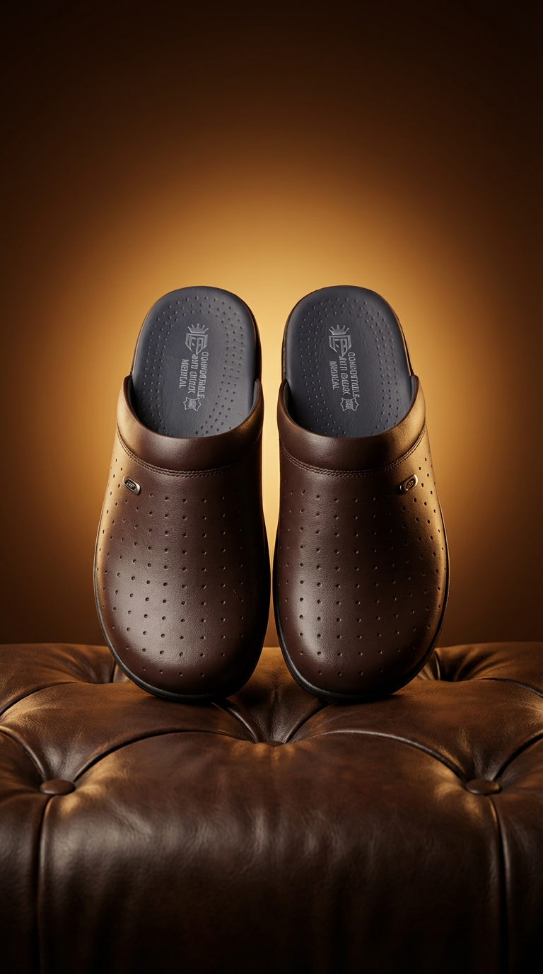 صابو طبي رجالي مهوّى من الجلد الطبيعي